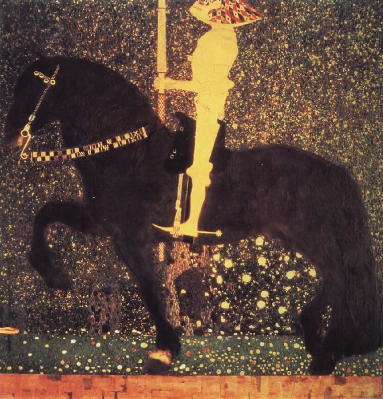 The golden knight, Gustav Klimt